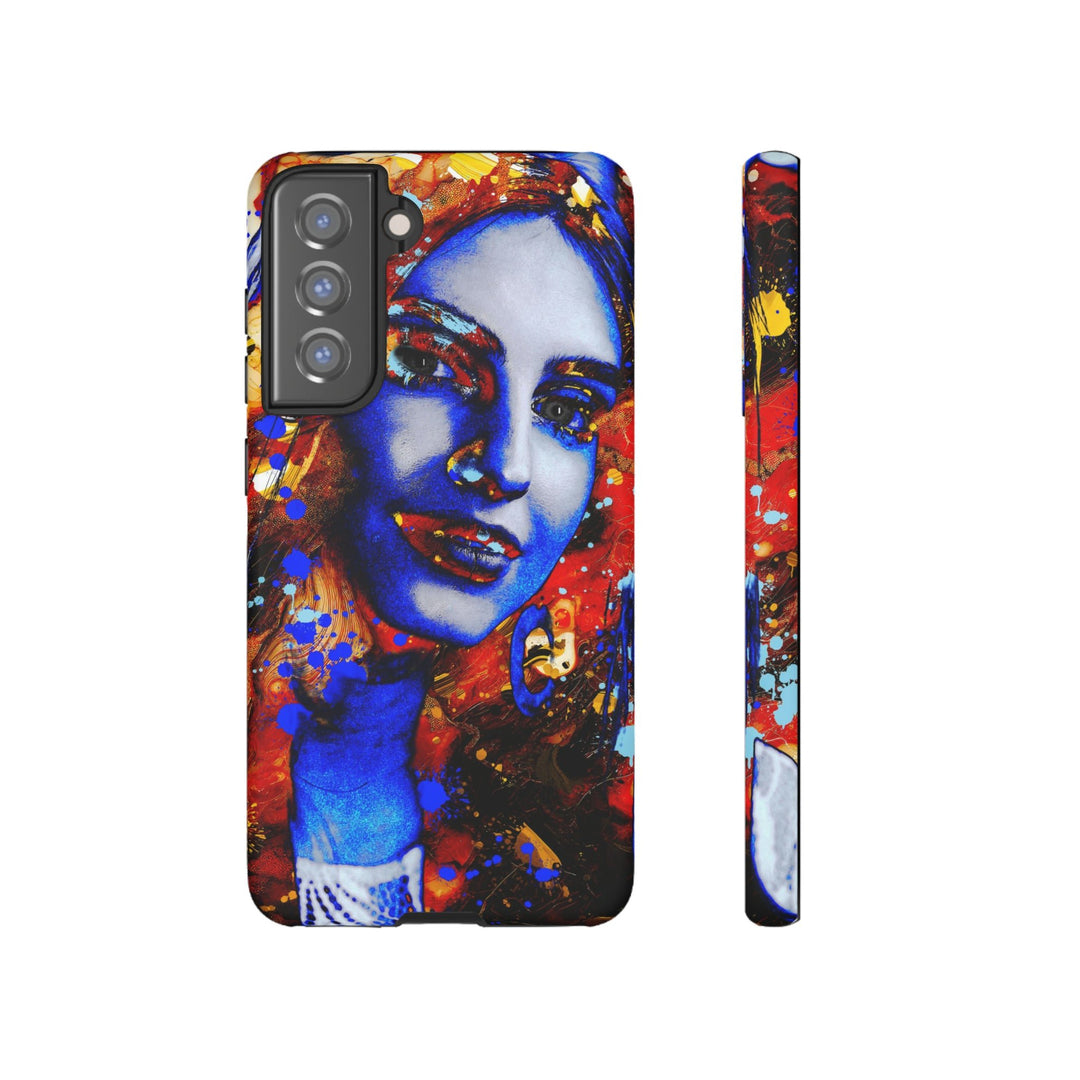 Cute Samsung Phone Case | Aesthetic Samsung Phone Case | Galaxy S23, S22, S21, S20 | Marble Splash Face, Protective Phone Case - Studio40ParkLane