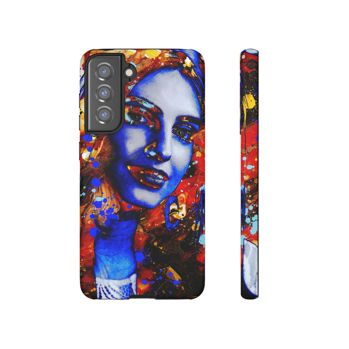 Cute Samsung Phone Case | Aesthetic Samsung Phone Case | Galaxy S23, S22, S21, S20 | Marble Splash Face, Protective Phone Case - Studio40ParkLane