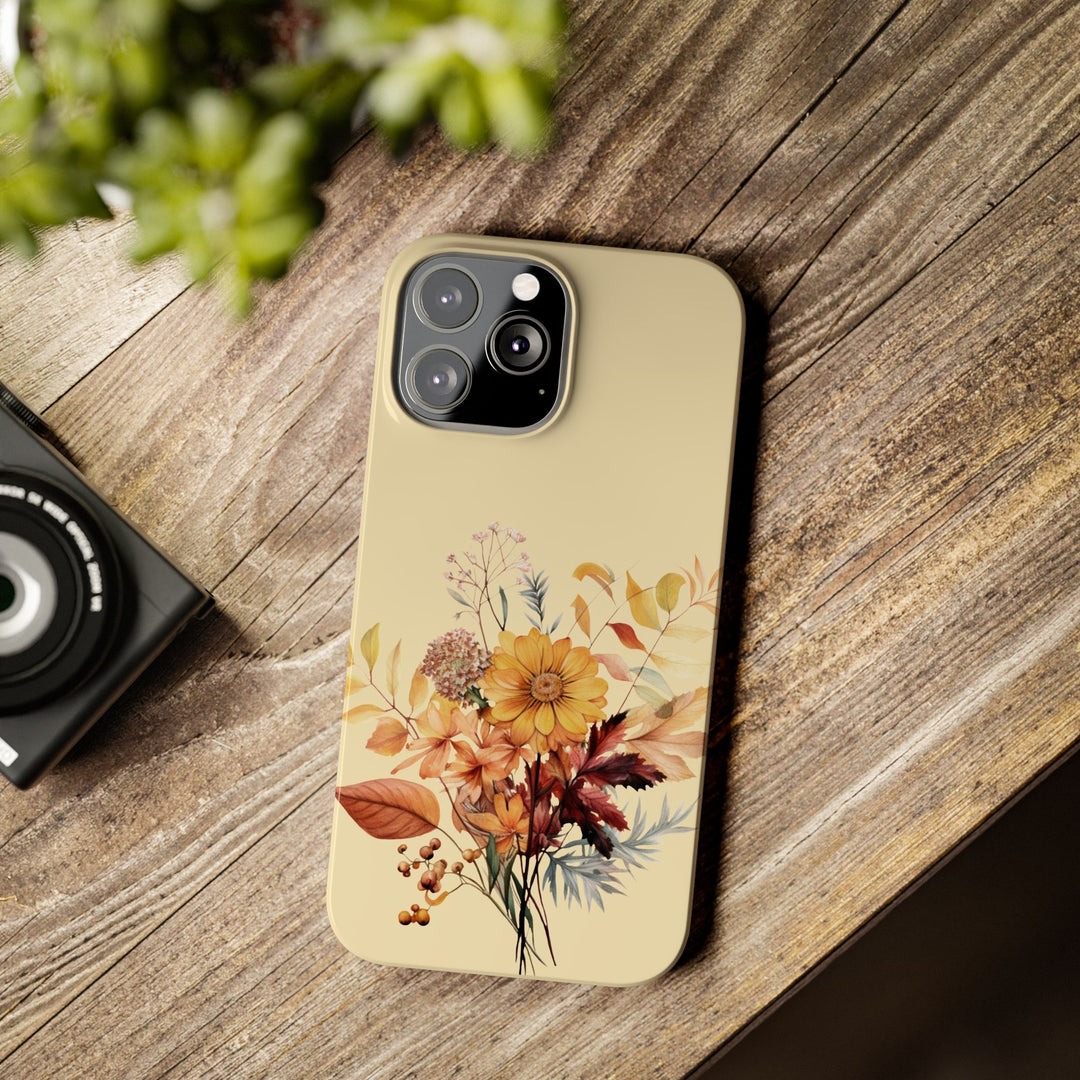 Slim Fall Autumn Leaves Gift for Her Cute Phone Cases for Iphone 16 | iPhone 15 Case | iPhone 15 Pro Max Case, Iphone 14, Iphone 14 Pro Max, Iphone 13, Slim - Studio40ParkLane