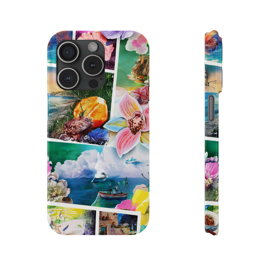 Slim Travel Coquette Collage Cute Phone Cases for Iphone | iPhone 15 Case | iPhone 15 Pro Max Case, Iphone 14, Iphone 14 Pro Max, Iphone 13 - Studio40ParkLane