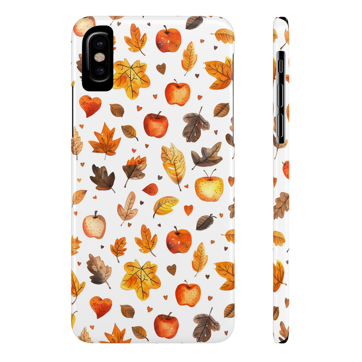 Slim Fall Autumn Leaves Gift for Her Cute Phone Cases for Iphone 16 | iPhone 15 Case | iPhone 15 Pro Max Case, Iphone 14, Iphone 14 Pro Max, Iphone 13, Slim - Studio40ParkLane