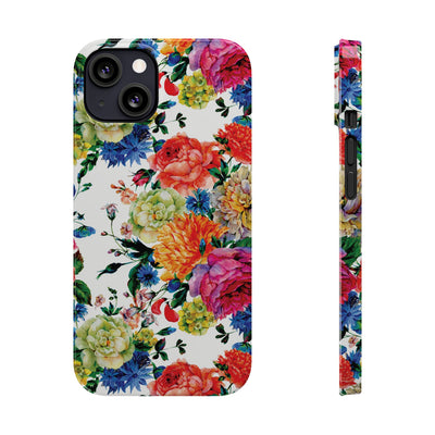 Slim Spring Flowers Gift for Her Cute Phone Cases for Iphone 16 Pro Max | iPhone 15 Case | iPhone 15 Pro Max Case, Iphone 14, 13, 12, 11, 10, 8, 7 - Studio40ParkLane