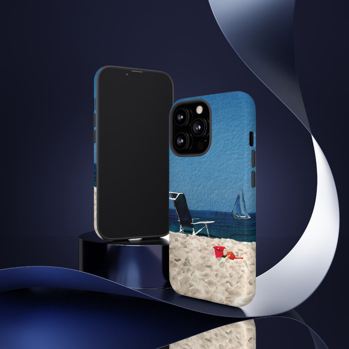 Cute Samsung Case | Cool Iphone Case | Summer Blue Beach Chair, Samsung S24, S23, S22, S21, IPhone 15 Case | Iphone 14 Case, Iphone 13 Case - Studio40ParkLane