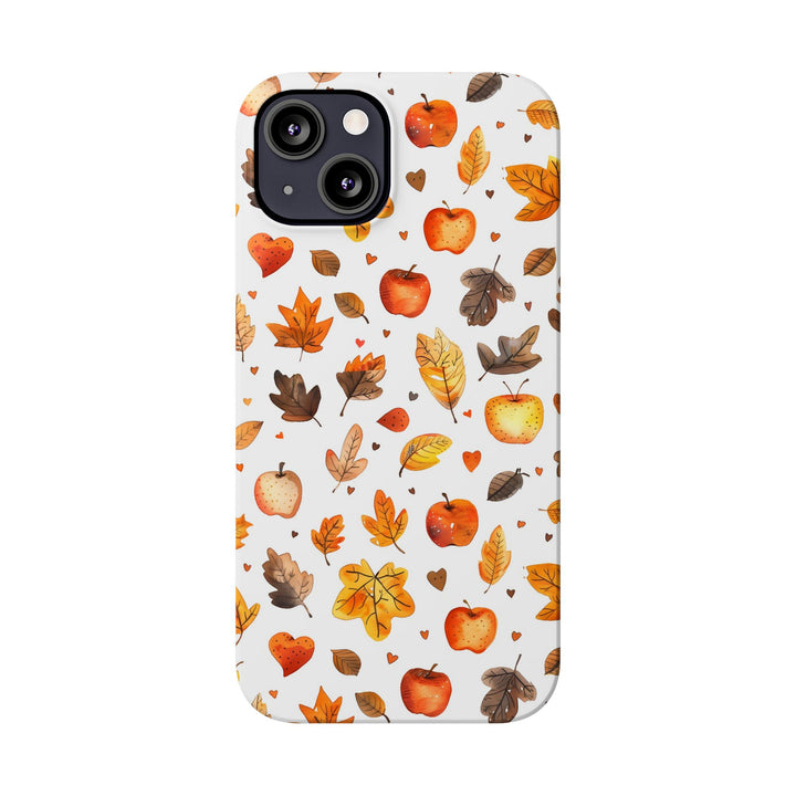 Slim Fall Autumn Leaves Gift for Her Cute Phone Cases for Iphone 16 | iPhone 15 Case | iPhone 15 Pro Max Case, Iphone 14, Iphone 14 Pro Max, Iphone 13, Slim - Studio40ParkLane