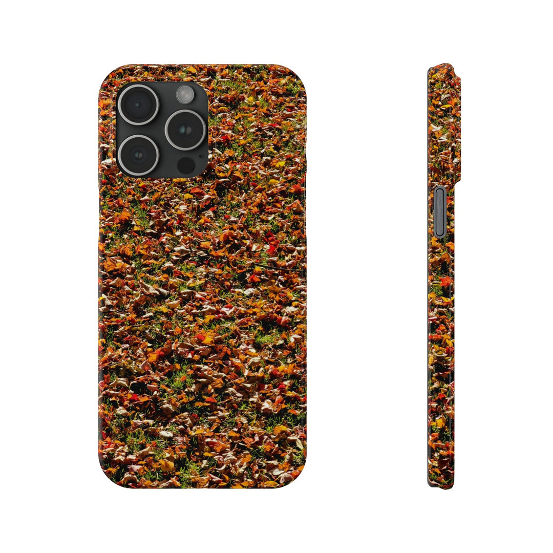 Slim Cute Phone Cases for Iphone - | iPhone 15 Case | iPhone 15 Pro Max Case, Iphone 14 Case, Iphone 14 Pro Max, Iphone 13, New England Fall Leaves - Studio40ParkLane