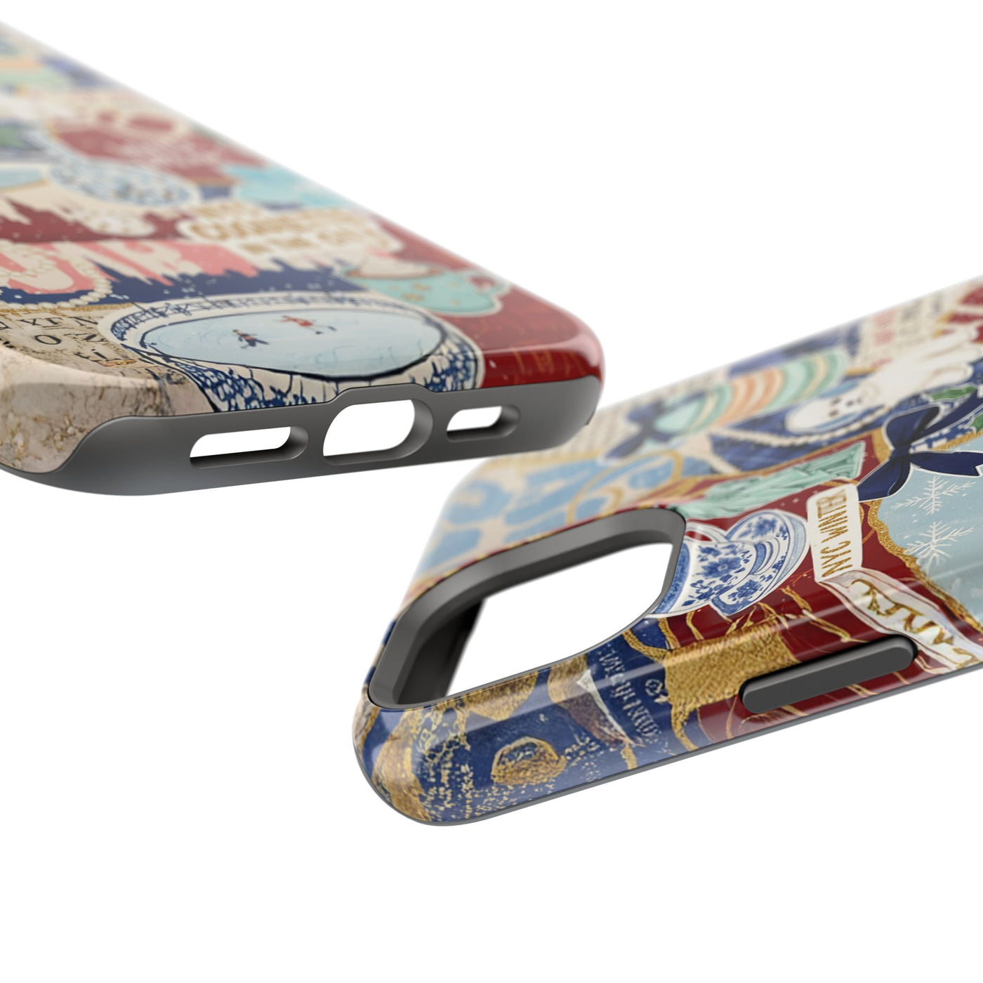 New York Winter Coquette Collage Tough Magsafe Cute Phone Cases for Iphone | iPhone 17 Pro Max Case, Iphone 16, Iphone 15 14 13 12 11 10 9