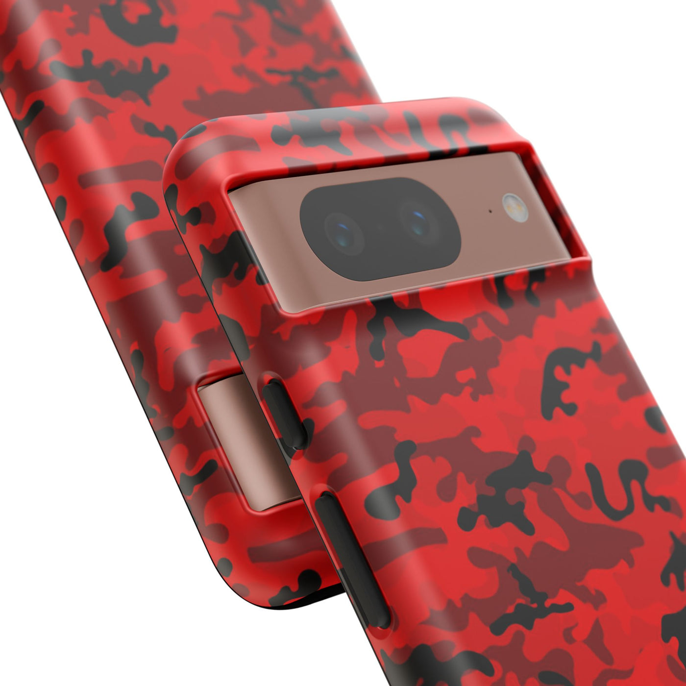 Impact Resistant, Red Camo Camouflage, Cute Phone Cases for Samsung S24, S23, S22, S21, IPhone 15 pro Iphone 14 pro Iphone 13 IPhone 12 Iphone 11