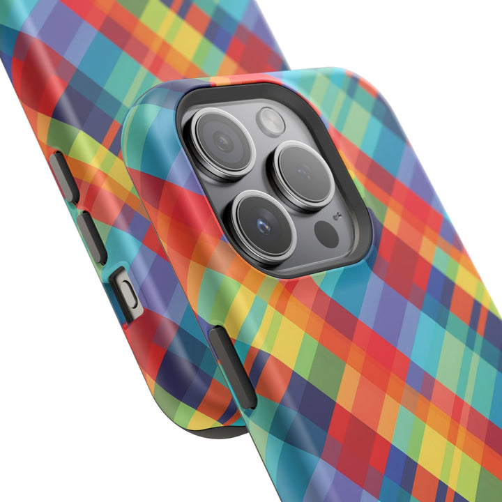 Checkered Plaid Magsafe Gift for Her Cute Phone Case for Iphone, | iPhone 16 | iPhone 15 Pro Max, Iphone 14 Pro Max, 13 12 11 10 9 8 7 - Studio40ParkLane