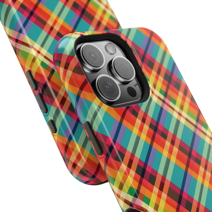 Checkered Plaid Magsafe Gift for Her Cute Phone Case for Iphone, | iPhone 16 | iPhone 15 Pro Max, Iphone 14 Pro Max, 13 12 11 10 9 8 7 - Studio40ParkLane