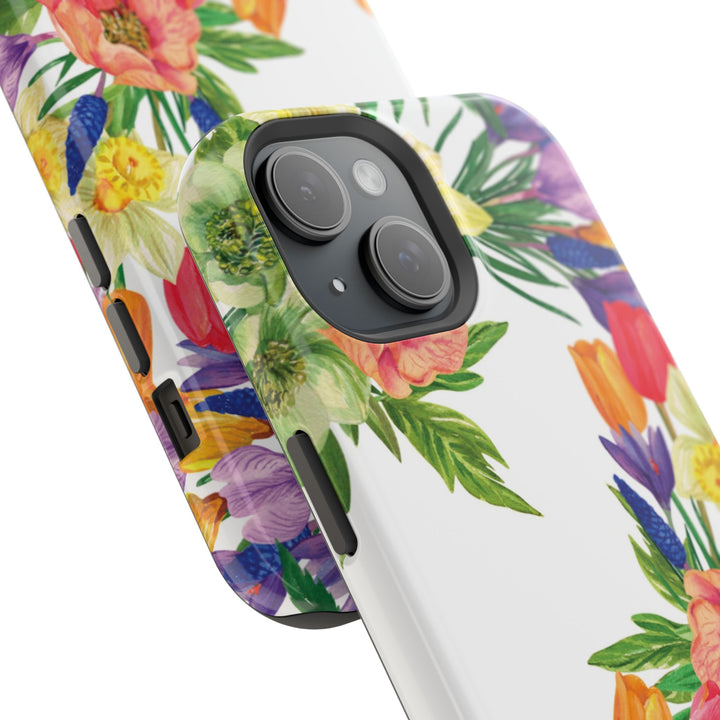 Spring Flowers Magsafe Cute Phone Case for Iphone Gift for Her, iPhone 16 Case iPhone 15 Pro Max Case, Iphone 14, Iphone 14 Pro Max, 13, 12 - Studio40ParkLane