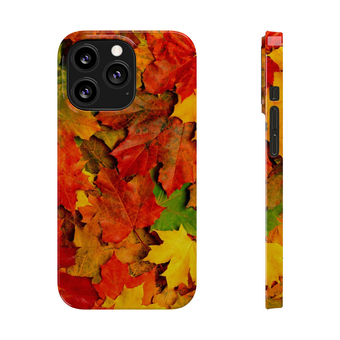 Slim Fall Leaves Slim Cute Phone Cases for Iphone | iPhone 15 Case | iPhone 15 Pro Max Case, Iphone 14, Iphone 14 Pro Max, Iphone 13 - Studio40ParkLane
