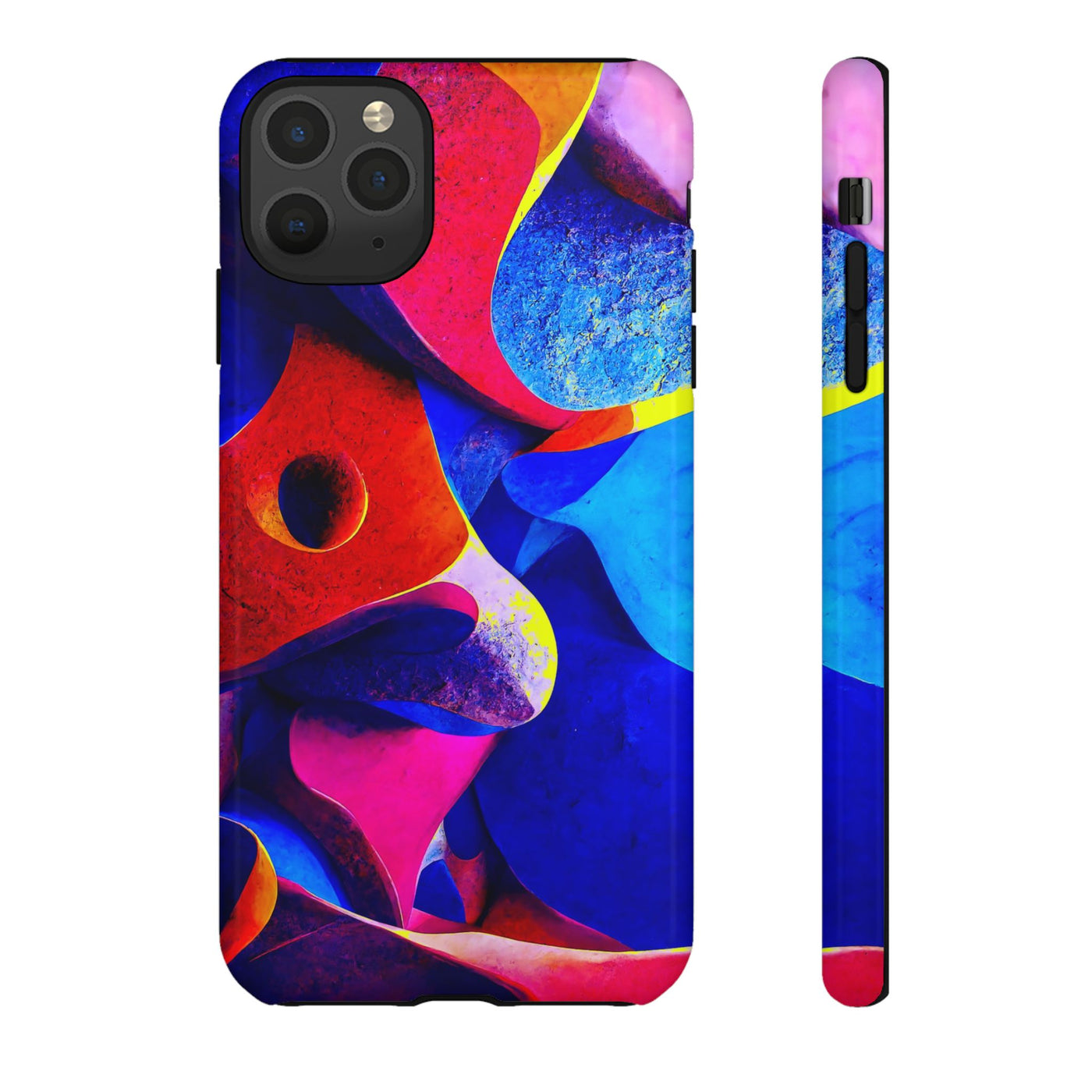 Impact Resistant, Abstract Shapes, Cute Phone Cases for Samsung S24, S23, S22, S21, IPhone 15 pro Iphone 14 pro Iphone 13 IPhone 12 Iphone 11