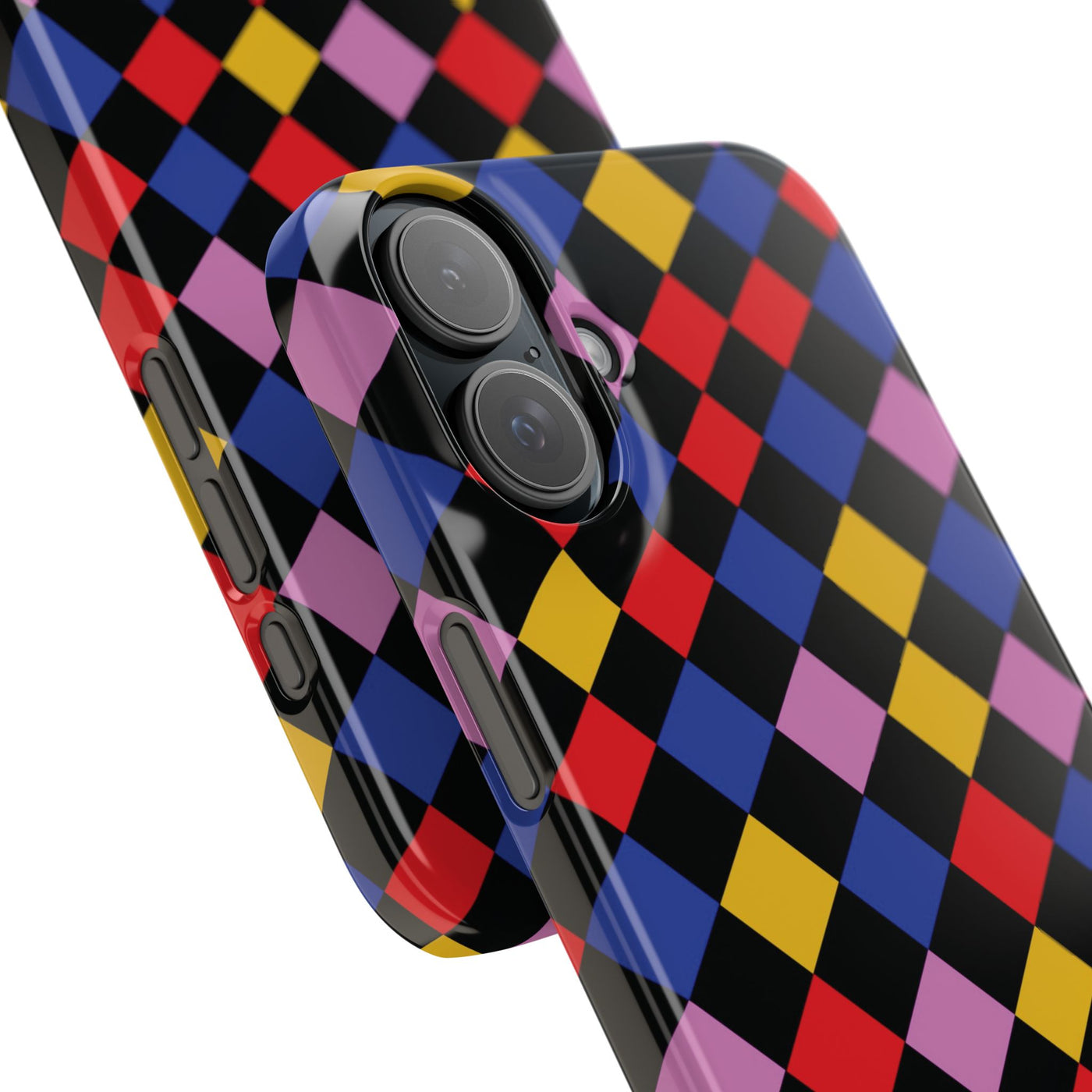 Colorful Checkerboard Cute Phone Case - Sleek Snap - for iPhone 16 15 14 13 12 11 Max Pro Plus Samsung Galaxy S24 S23 S22 S21 S20 Plus Ultra - Studio40ParkLane