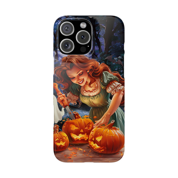 Slim Fall Autumn Pumpkin Fairy Gift for Her Cute Phone Cases for Iphone 16 | iPhone 15 Case | iPhone 15 Pro Max Case, Iphone 14, Iphone 14 Pro Max, Iphone 13, Slim - Studio40ParkLane