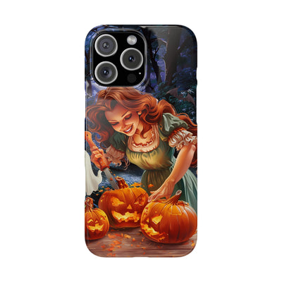 Slim Fall Autumn Pumpkin Fairy Gift for Her Cute Phone Cases for Iphone 16 | iPhone 15 Case | iPhone 15 Pro Max Case, Iphone 14, Iphone 14 Pro Max, Iphone 13, Slim