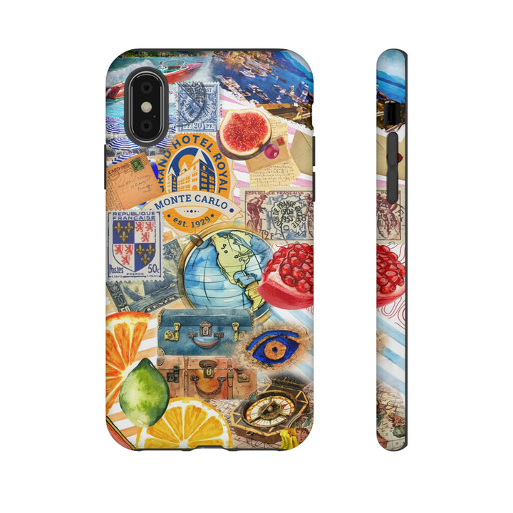Cute European Summer Collage Phone Case, for IPhone 16 Case | Iphone 15, Iphone 14, IPhone 13 Case, 11 8 7, Samsung Galaxy S24, S23, S22, S21 Extra Protective - Studio40ParkLane