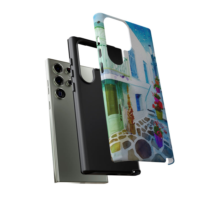Impact Resistant, Greece House, Cute Phone Cases for Samsung S24, S23, S22, S21, IPhone 15 pro Iphone 14 pro Iphone 13 IPhone 12 Iphone 11 - Studio40ParkLane