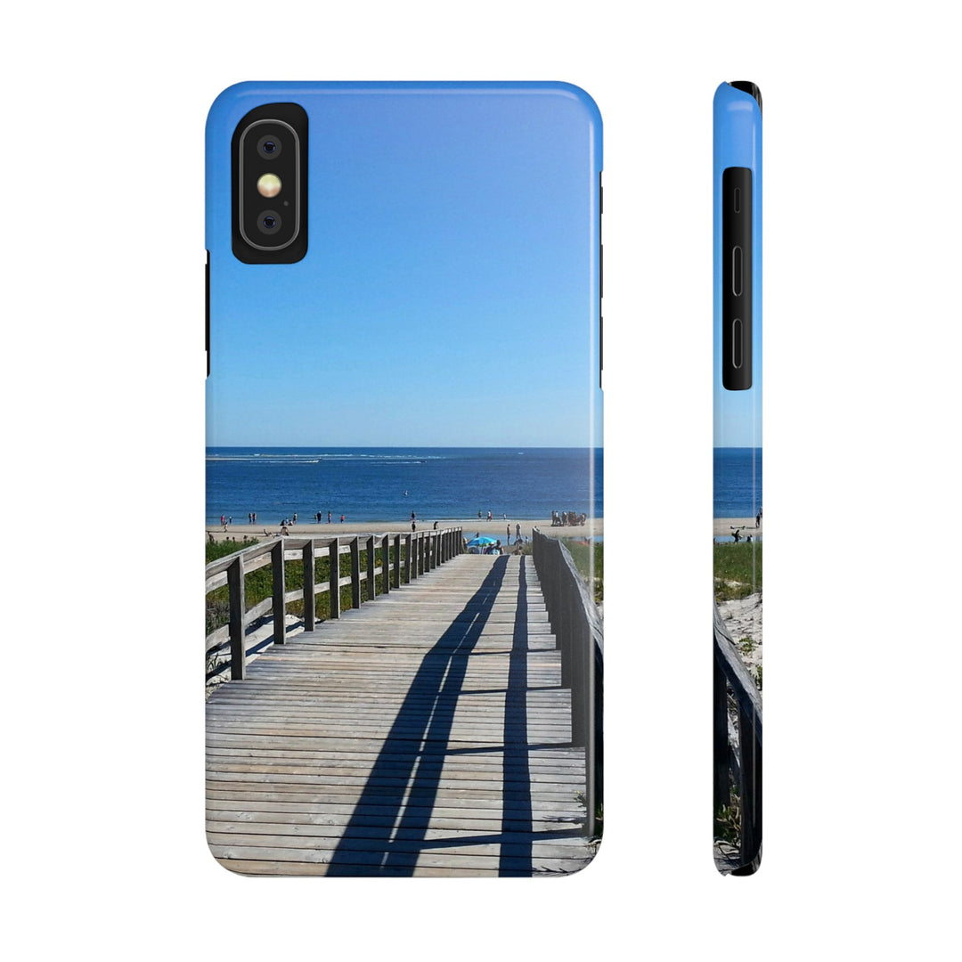 Slim Cute Phone Cases for Iphone - | iPhone 15 Case | iPhone 15 Pro Max Case, Iphone 14 Case, Iphone 14 Pro Max, Iphone 13, Summer Beach Walk - Studio40ParkLane