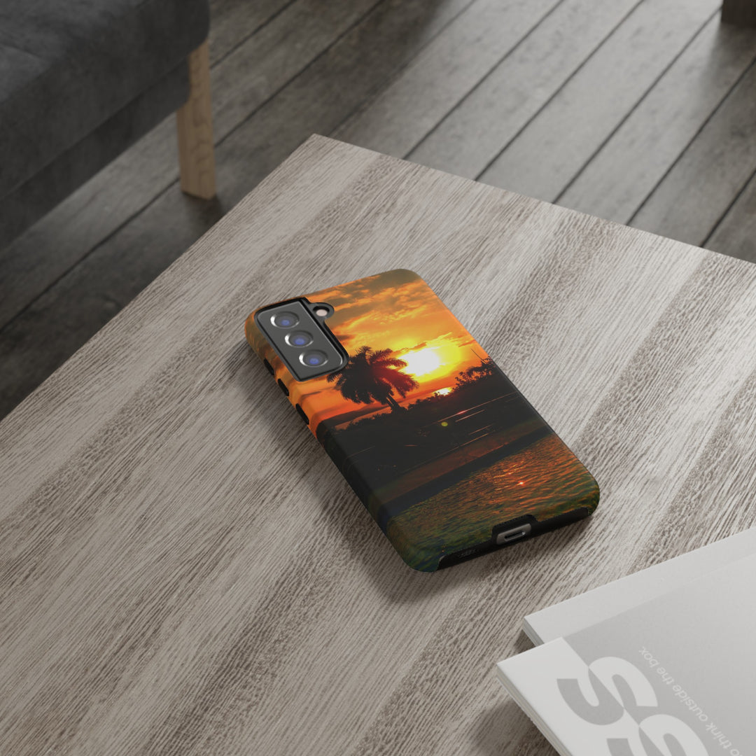 Cute Samsung Case | Cool Iphone Case | Summer Jamaica Pool Sunset, Samsung S24, S23, S22, S21, IPhone 15 Case | Iphone 14 Case, Iphone 13 Case - Studio40ParkLane