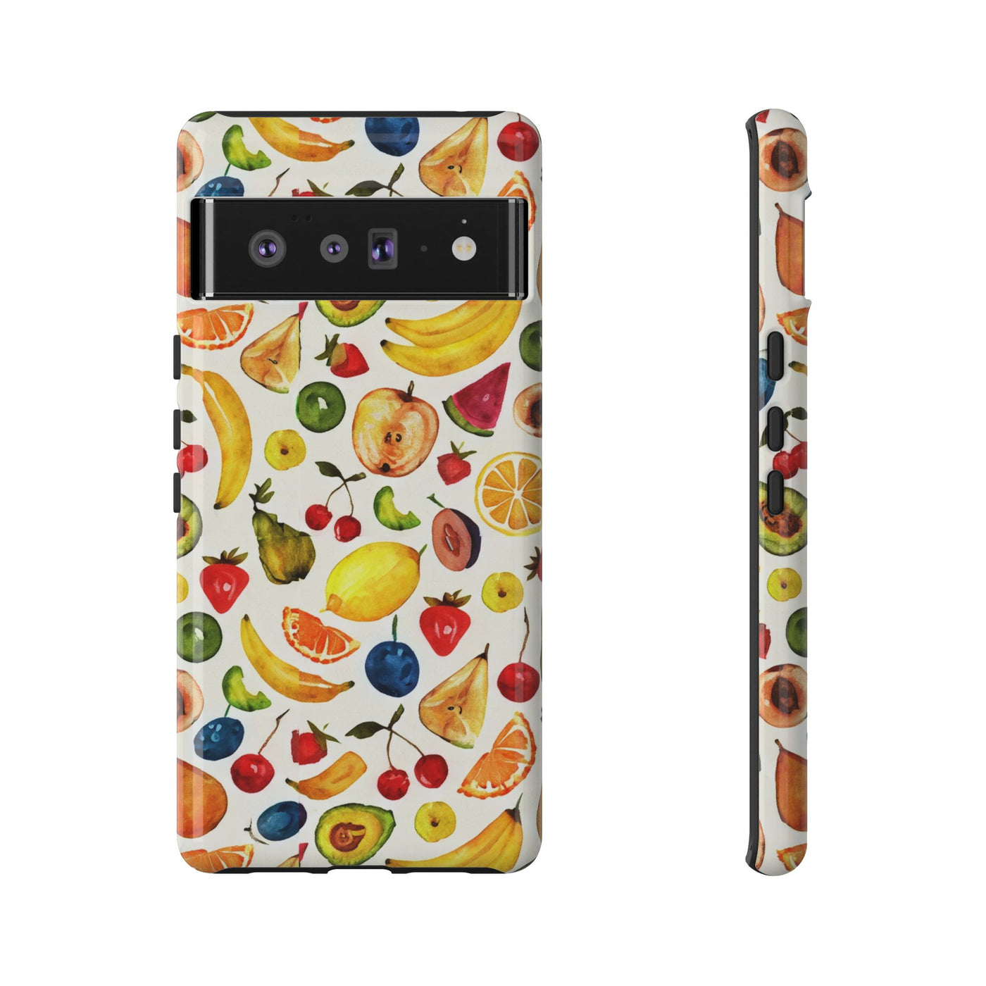 Impact Resistant, Mixed Fruits, Cute Phone Cases for Samsung S24, S23, S22, S21, IPhone 15 pro Iphone 14 pro Iphone 13 IPhone 12 Iphone 11