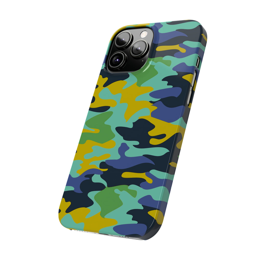 Slim Cute Phone Cases for Iphone - | iPhone 15 Case | iPhone 15 Pro Max Case, Iphone 14 Case, Iphone 14 Pro Max, Iphone 13, Late Spring Camouflage - Studio40ParkLane