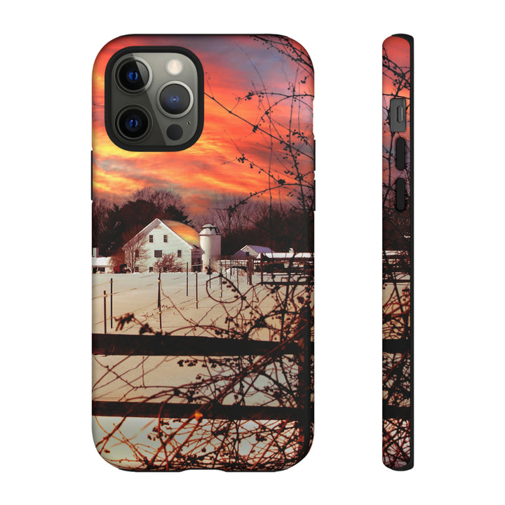 Cool Phone Case | Winter Sunset, For iPhone 15 Case | iPhone 15 Pro Case, Iphone 14 Case, Iphone 14 Pro Max Case, Protective Iphone Case - Studio40ParkLane