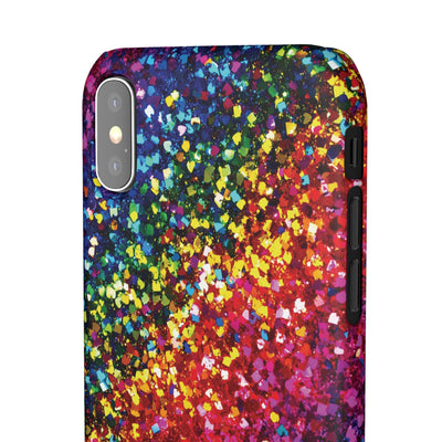 Snap Non-Glitter Muted Color Play on "Faux" Glitter Effect Cute Phone Cases for Samsung and Iphone, 16, 15, 14, S24, S23, S22, S21, S20, Plus and Ultra