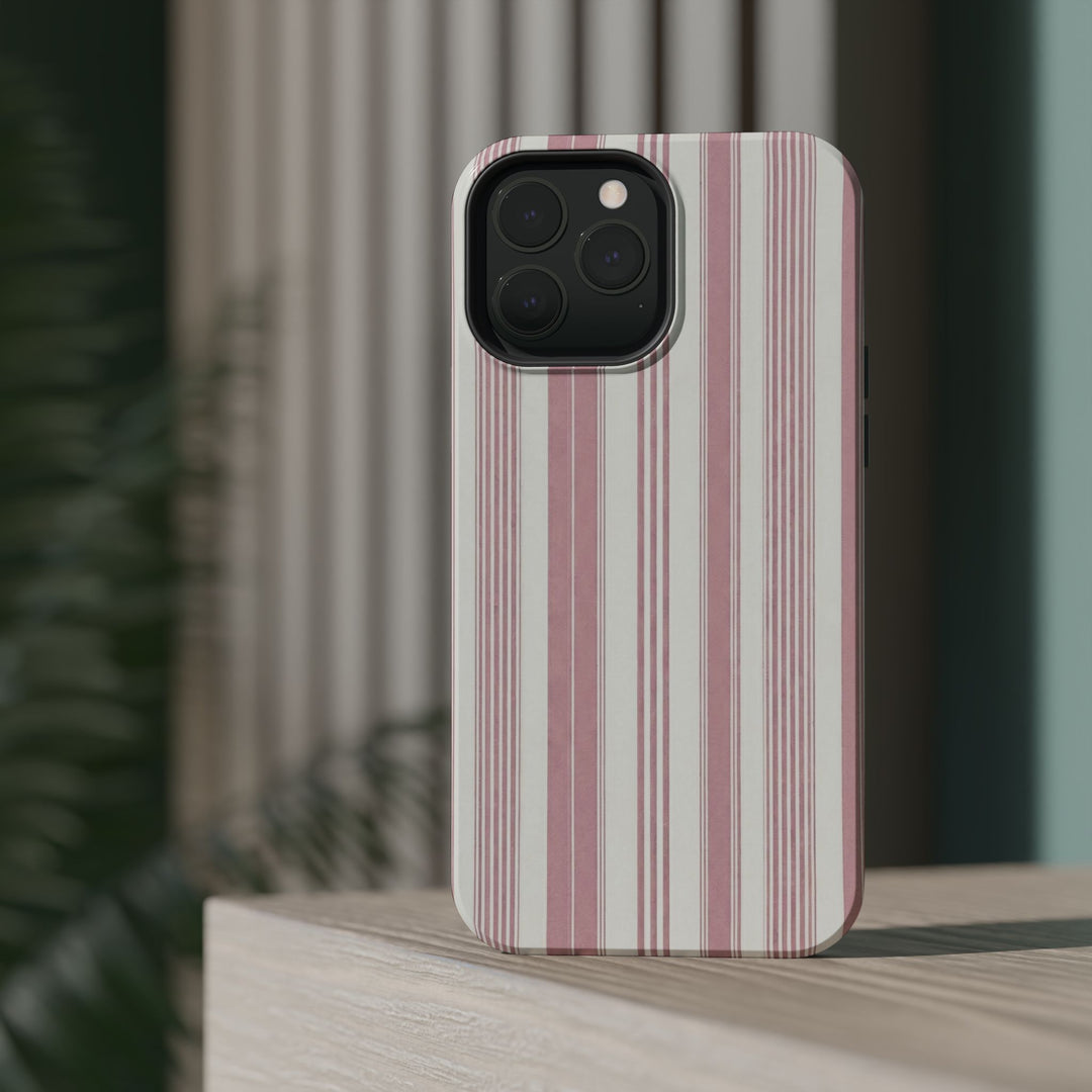 MagSafe Cute Phone Case, Coastal Striped Phone Case for iPhone 17 16 15 14 13 12 Pro Max, Samsung S26 S25 S24 Ultra case - Studio40ParkLane