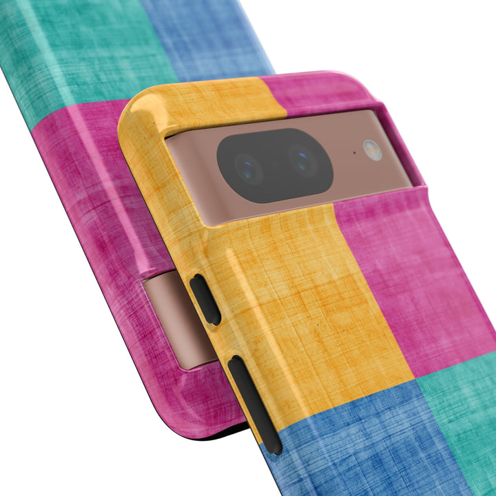 Impact Resistant, Colored Shapes, Cute Phone Cases for Samsung S24, S23, S22, S21, IPhone 15 pro Iphone 14 pro Iphone 13 IPhone 12 Iphone 11 - Studio40ParkLane