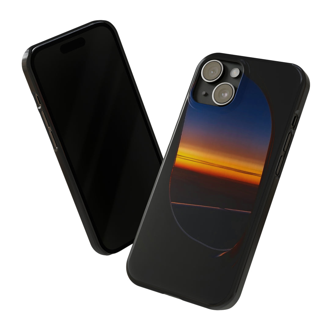 Slim Cute Phone Cases for Iphone - | iPhone 15 Case | iPhone 15 Pro Max Case, Iphone 14 Case, Iphone 14 Pro Max, Iphone 13, Airplane Window Sunset - Studio40ParkLane