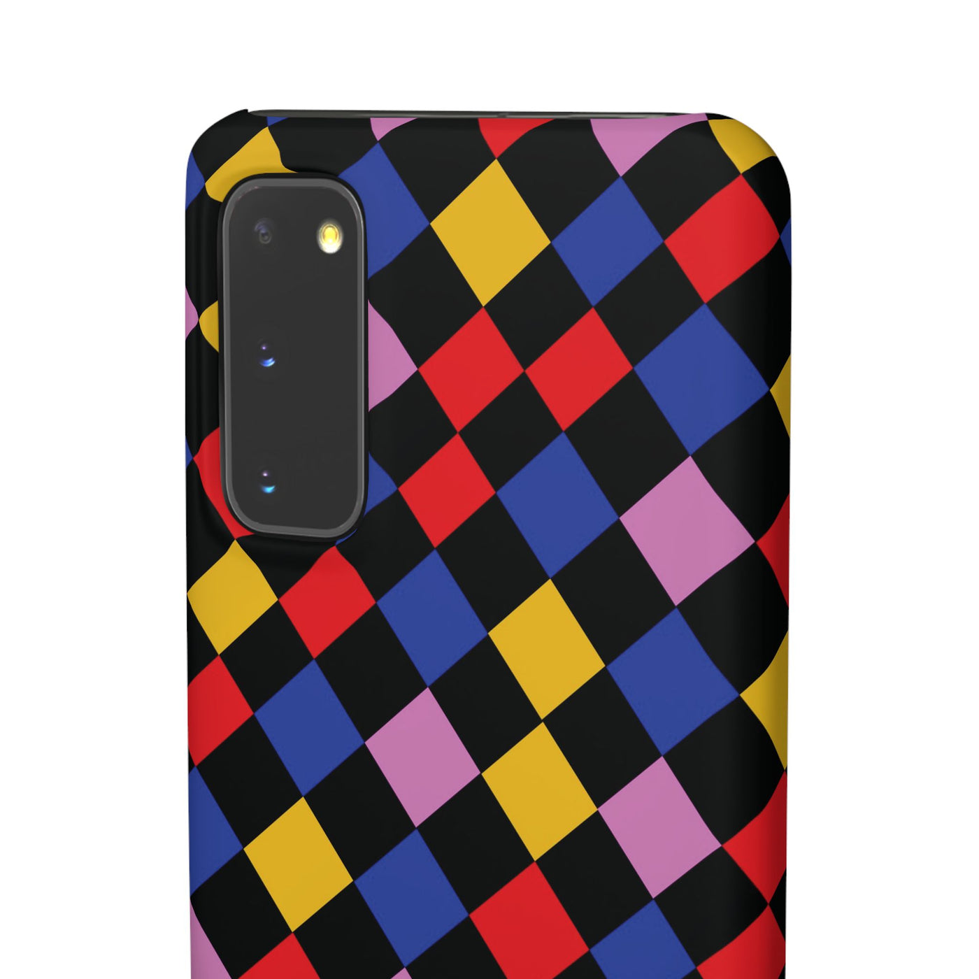 Colorful Checkerboard Cute Phone Case - Sleek Snap - for iPhone 16 15 14 13 12 11 Max Pro Plus Samsung Galaxy S24 S23 S22 S21 S20 Plus Ultra - Studio40ParkLane