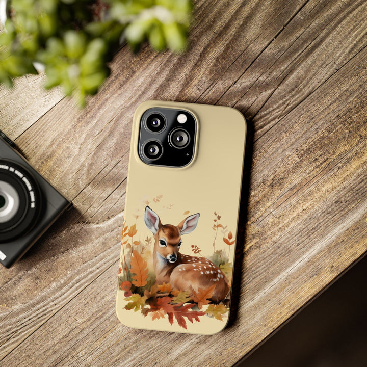 Slim Autumn Fall Deer Gift for Her Cute Phone Cases for Iphone 16 | iPhone 15 Case | iPhone 15 Pro Max Case, Iphone 14, Iphone 14 Pro Max, Iphone 13, Slim - Studio40ParkLane