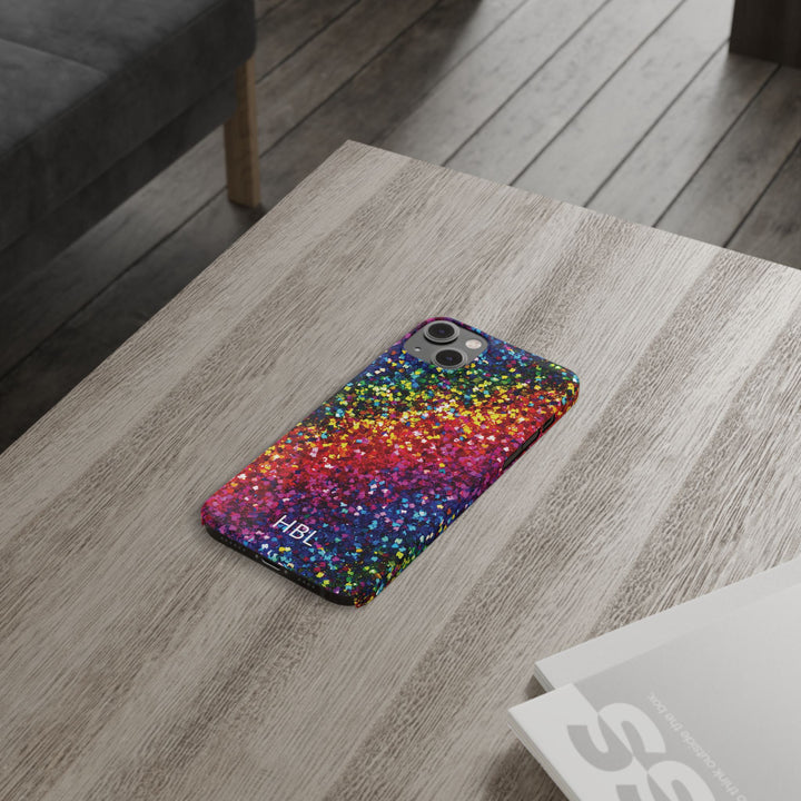 Slim Personalized Slim Muted Faux Play on Glitter Effect Cute Phone Cases for Iphone 16 Pro Max | iPhone 15 Case | iPhone 15 Pro Max Case, Iphone 14, Iphone 14 Pro Max, Iphone 13 12 11 8 7 - Studio40ParkLane