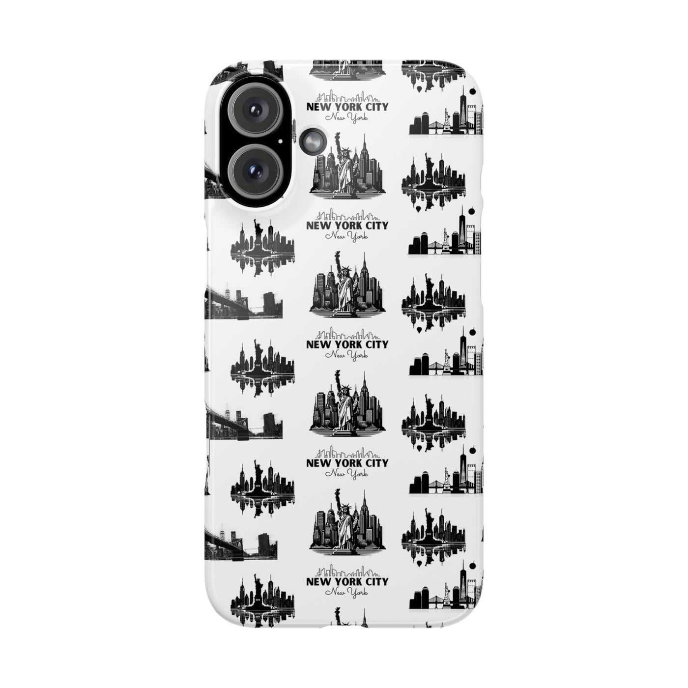 New York Skyline Collage Coquette Gift for Her Cute Phone Cases for Iphone 16 Pro Max | iPhone 15 Case | iPhone 15 Pro Max Case, Iphone 14, Iphone 14 Pro Max, Iphone 13 12 11 8 7