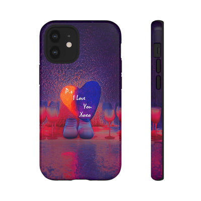 Cute Samsung Case | Cool Iphone Case | PS I love You - Heart, Samsung S24, S23, S22, S21, IPhone 15 Case | Iphone 14 Case, Iphone 13 Case