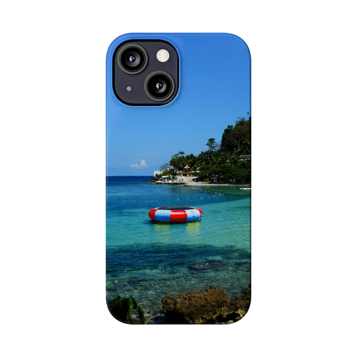 Slim Cute Phone Cases for Iphone - | iPhone 15 Case | iPhone 15 Pro Max Case, Iphone 14 Case, Iphone 14 Pro Max, Iphone 13, Summer Jamaica Beach - Studio40ParkLane
