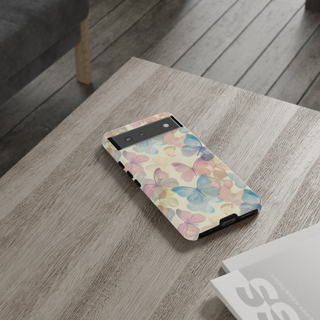 Cute Samsung Case | Cool Iphone Case | Summer Pastel Butterflies, Samsung S24, S23, S22, S21, IPhone 15 Case | Iphone 14 Case, Iphone 13 Case - Studio40ParkLane