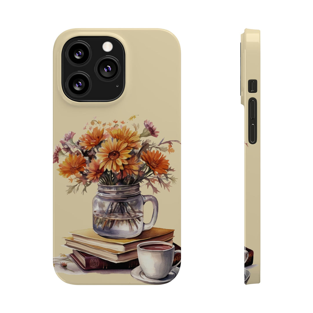 Slim Fall Autumn Leaves Cute Phone Cases for Iphone 16 | iPhone 15 Case | iPhone 15 Pro Max Case, Iphone 14, Iphone 14 Pro Max, Iphone 13, Slim Mom Dad Gift - Studio40ParkLane