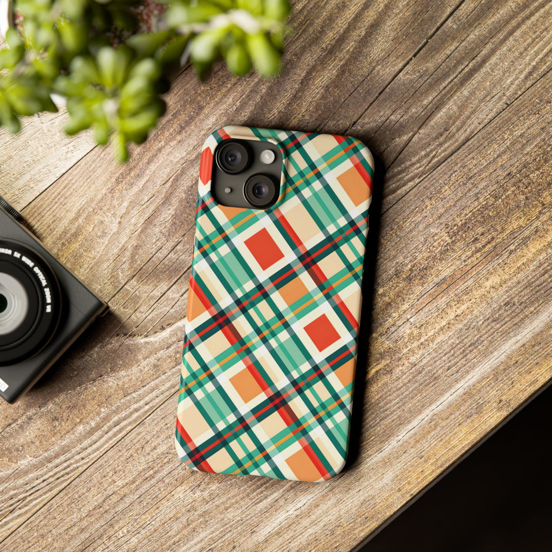 Slim Checkered Plaid Gift for Her Cute Phone Cases for Iphone 16 Pro Max | iPhone 15 Case | iPhone 15 Pro Max Case, Iphone 14, 13, 12, 11, 10, 8, 7 - Studio40ParkLane