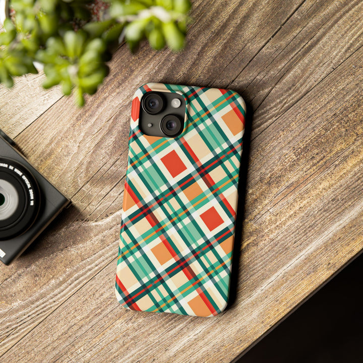Slim Checkered Plaid Gift for Her Cute Phone Cases for Iphone 16 Pro Max | iPhone 15 Case | iPhone 15 Pro Max Case, Iphone 14, 13, 12, 11, 10, 8, 7 - Studio40ParkLane