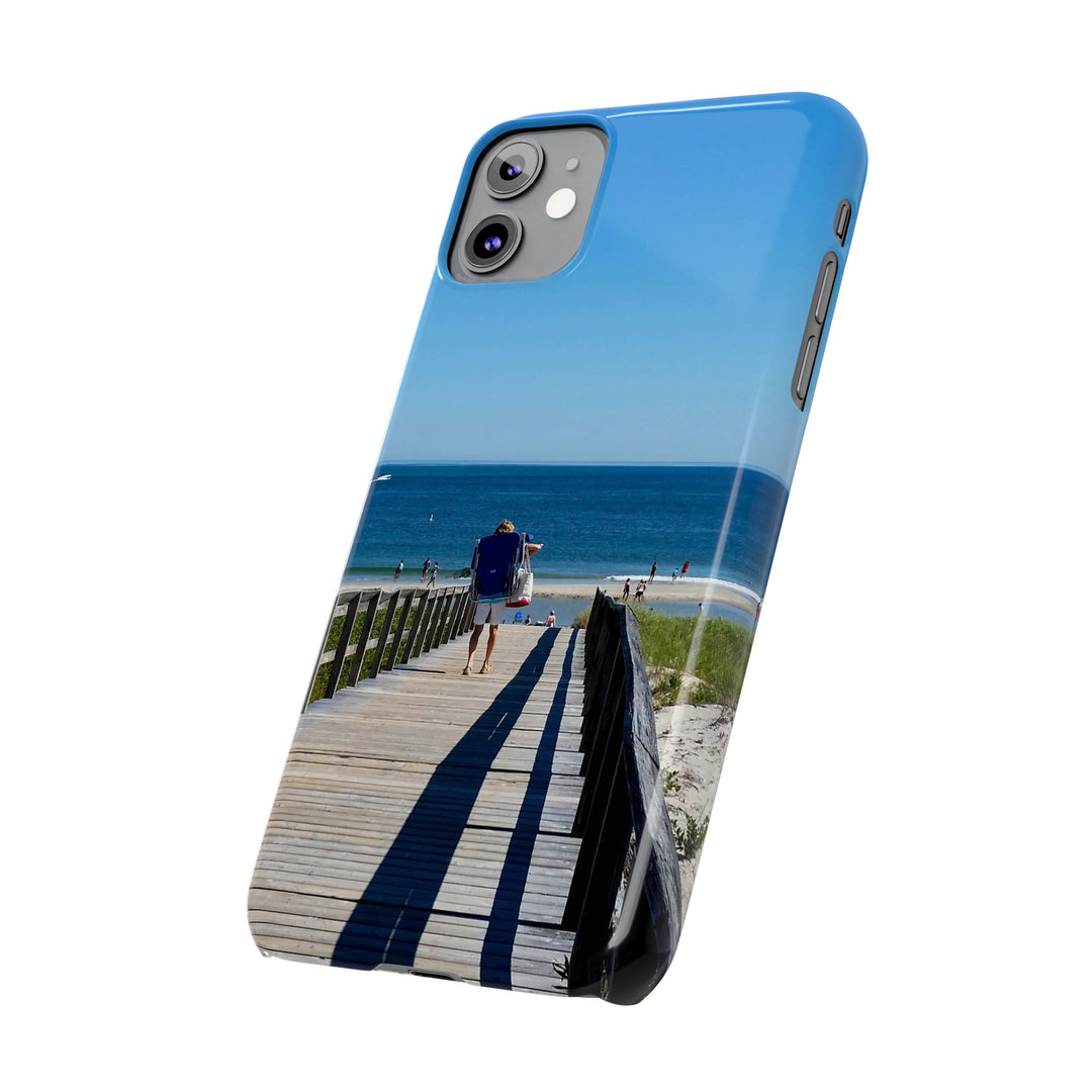 Slim Cute Phone Cases for Iphone - | iPhone 15 Case | iPhone 15 Pro Max Case, Iphone 14 Case, Iphone 14 Pro Max, Iphone 13, Summer Beach Walk - Studio40ParkLane