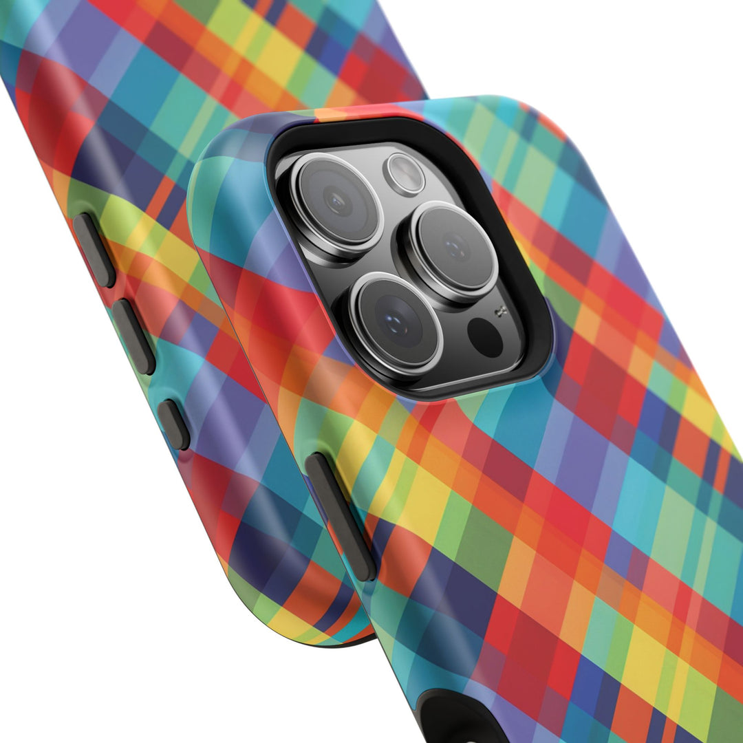 Checkered Plaid Magsafe Gift for Her Cute Phone Case for Iphone, | iPhone 16 | iPhone 15 Pro Max, Iphone 14 Pro Max, 13 12 11 10 9 8 7 - Studio40ParkLane