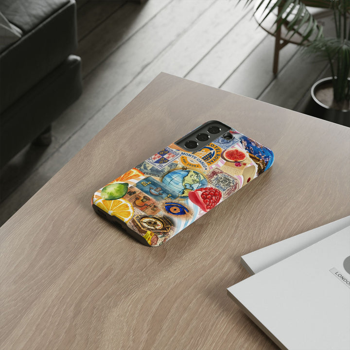 Cute European Summer Collage Phone Case, for IPhone 16 Case | Iphone 15, Iphone 14, IPhone 13 Case, 11 8 7, Samsung Galaxy S24, S23, S22, S21 Extra Protective - Studio40ParkLane