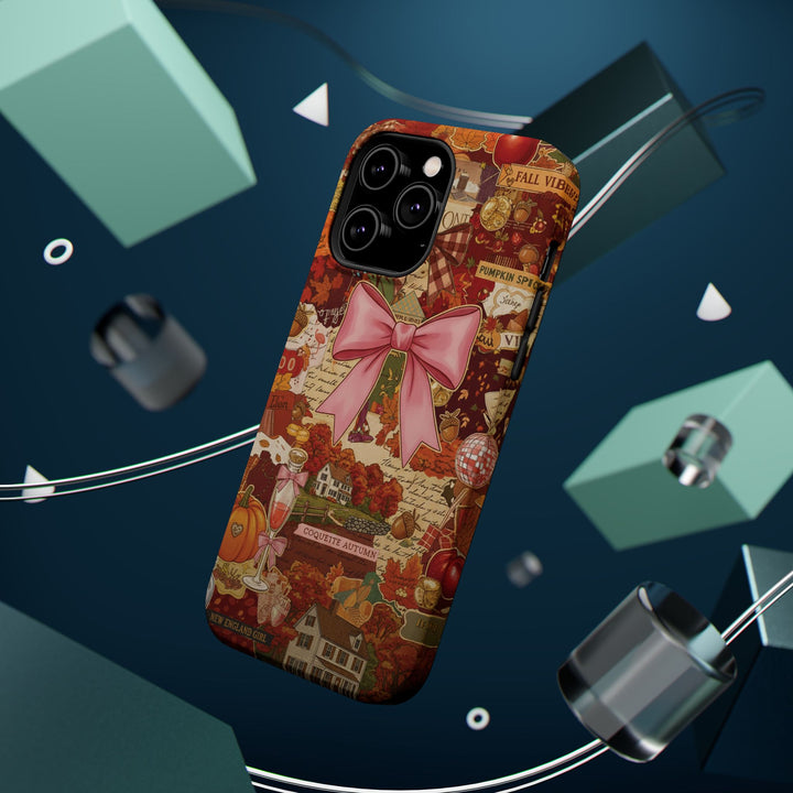 New England Fall Coquette Collage Tough Magsafe Cute Phone Cases for Iphone | iPhone 15 Pro Max Case, Iphone 14, Iphone 14 13 12 11 10 9 8 7 - Studio40ParkLane