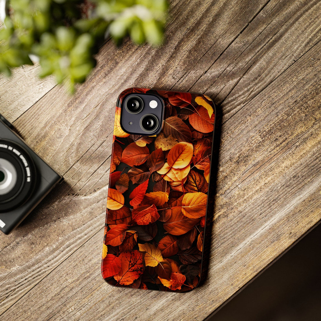 Slim Fall Autumn Leaves Gift for Her Cute Phone Cases for Iphone 16 | iPhone 15 Case | iPhone 15 Pro Max Case, Iphone 14, Iphone 14 Pro Max, Iphone 13, Slim - Studio40ParkLane