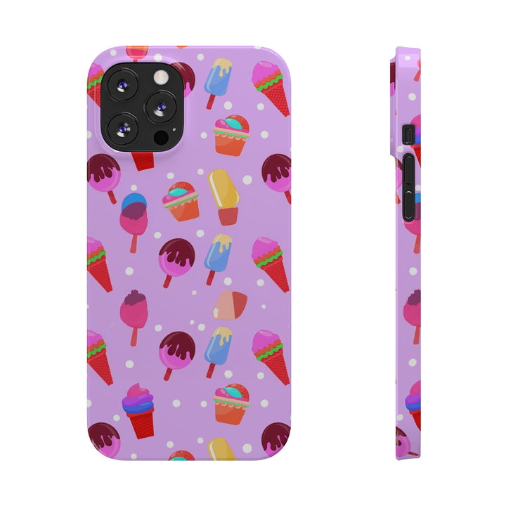 Slim Cute Phone Cases for Iphone - | iPhone 15 Case | iPhone 15 Pro Max Case, Iphone 14 Case, Iphone 14 Pro Max, Iphone 13, Summer Ice - cream Pink - Studio40ParkLane