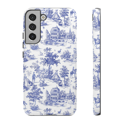 Premium Tough French Toile Gift for Her Cute Phone Cases for Samsung S25 S24, S23, S22, S21, Iphone, 16, 15, 14, 13 Pro Max Ultra - Studio40ParkLane