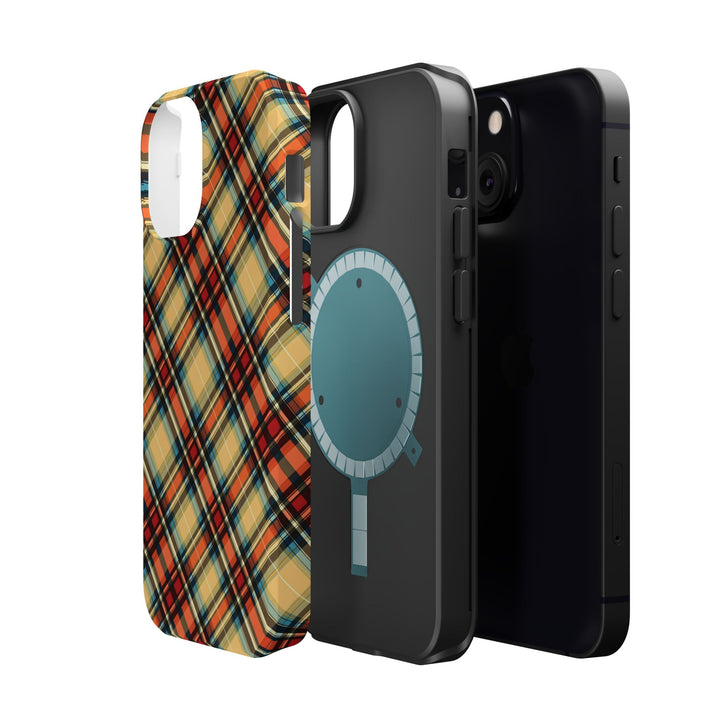 Checkered Plaid Magsafe Gift for Her Cute Phone Case for Iphone, | iPhone 16 | iPhone 15 Pro Max, Iphone 14 Pro Max, 13 12 11 10 9 8 7 - Studio40ParkLane