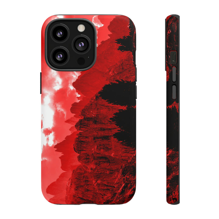 Cute IPhone Case | iPhone 15 Case | iPhone 15 Pro Max Case, Iphone 14 Case, Iphone 14 Pro Max Case IPhone Case for Art Lovers - Red Mountains - Studio40ParkLane