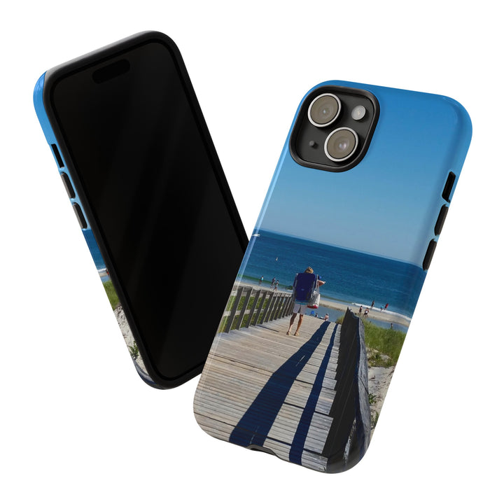 Cute Samsung Case | Cool Iphone Case | Summer Beach Walk, Samsung S24, S23, S22, S21, IPhone 15 Case | Iphone 14 Case, Iphone 13 Case - Studio40ParkLane